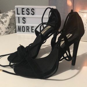 Laced up Steve Madden Heels